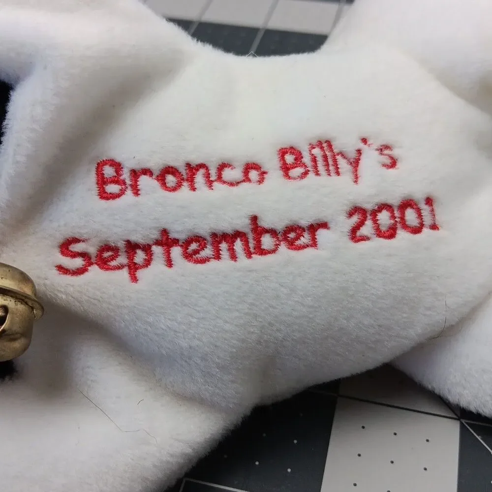VTG Bronco Billy's Bar & Casino Blackjack Cow Stuffed Plush Cripple Creek 2001